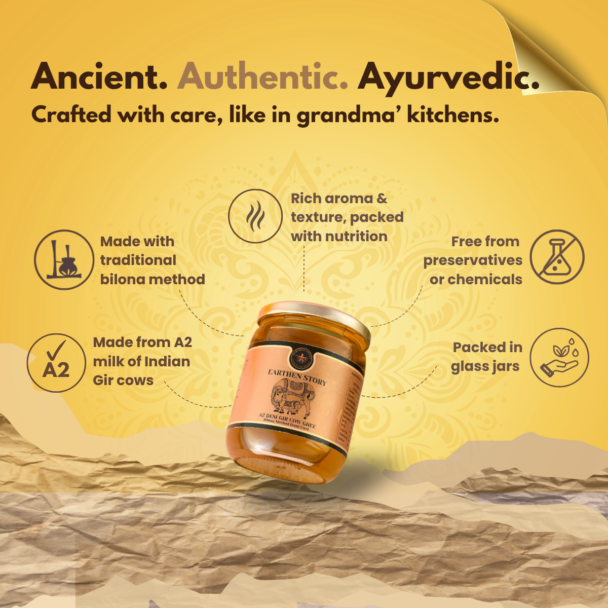 A2 Desi 100% Pure Gir Ghee