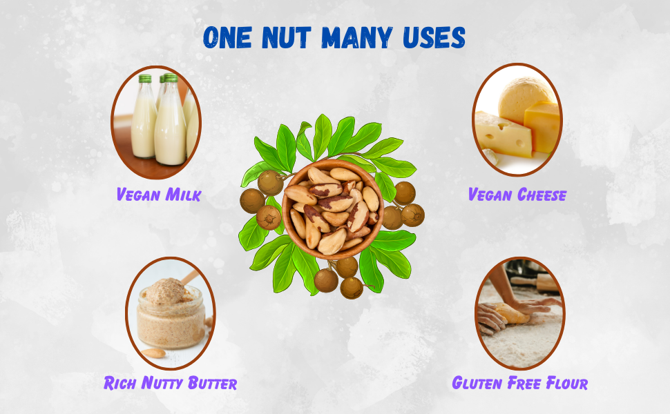Premium Brazil Nuts, Whole Kernels, 250g