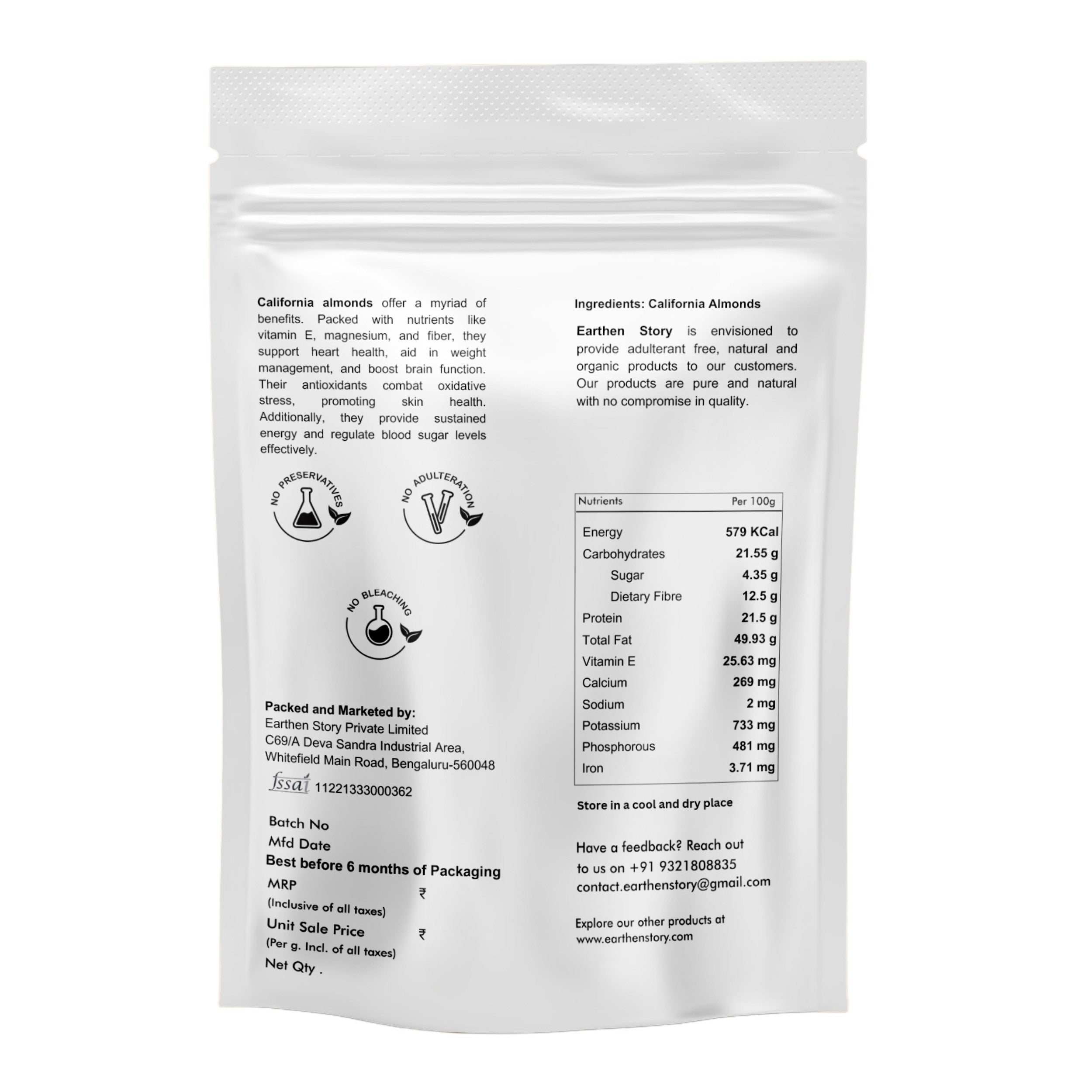 Premium Jumbo California Almonds
