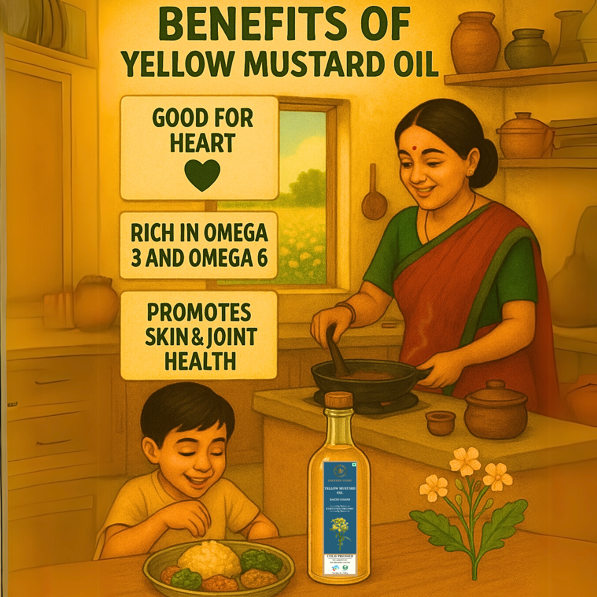 Organic Yellow Mustard Oil