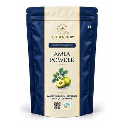 Earthen Story Amla Powder - front of pack