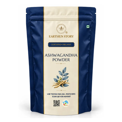 Earthen Story Ashwagandha Powder - front of pack