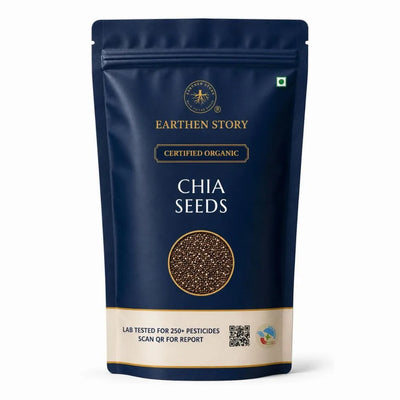 Earthen Story Organic Chia Seeds - front of pack