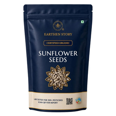Earthen Story Organic Sunflower Seeds - front of pack
