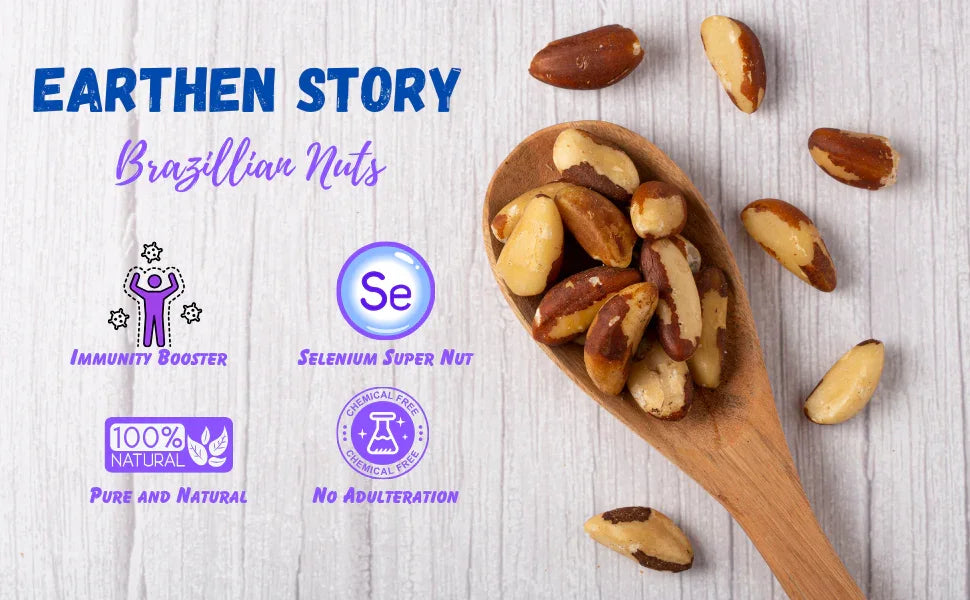 Premium Brazil Nuts, Whole Kernels, 200g