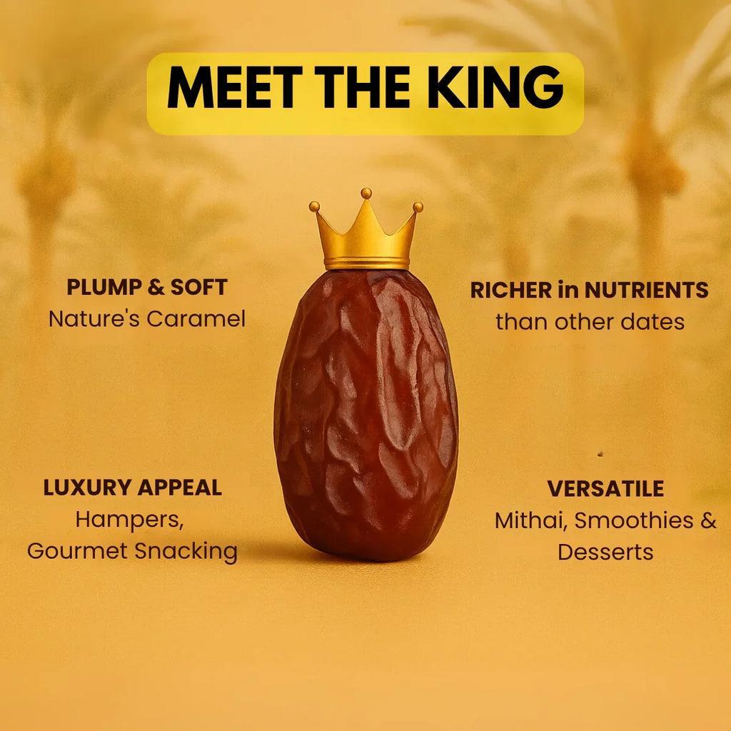 Premium Medjool Dates, 500g