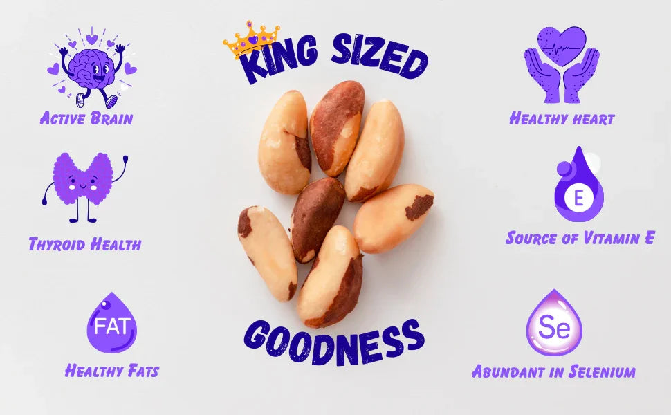 Premium Brazil Nuts, Whole Kernels, 200g