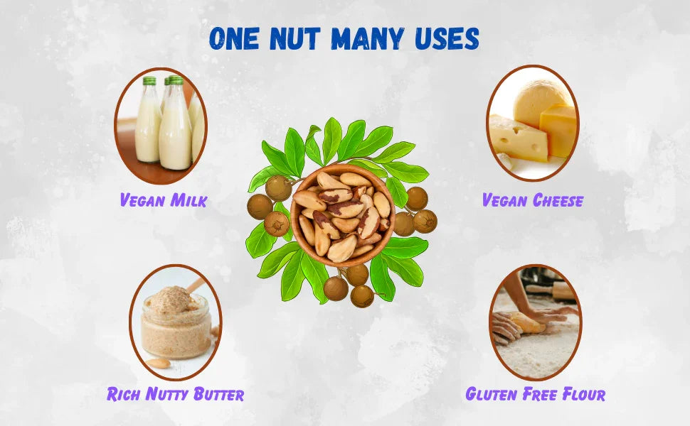 Premium Brazil Nuts, Whole Kernels, 200g