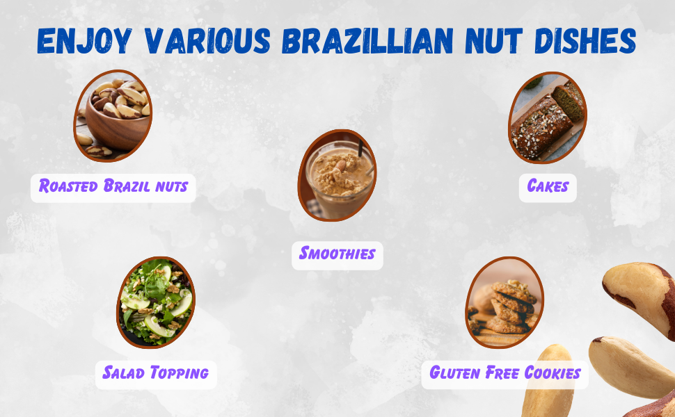 Premium Brazil Nuts, Whole Kernels, 250g