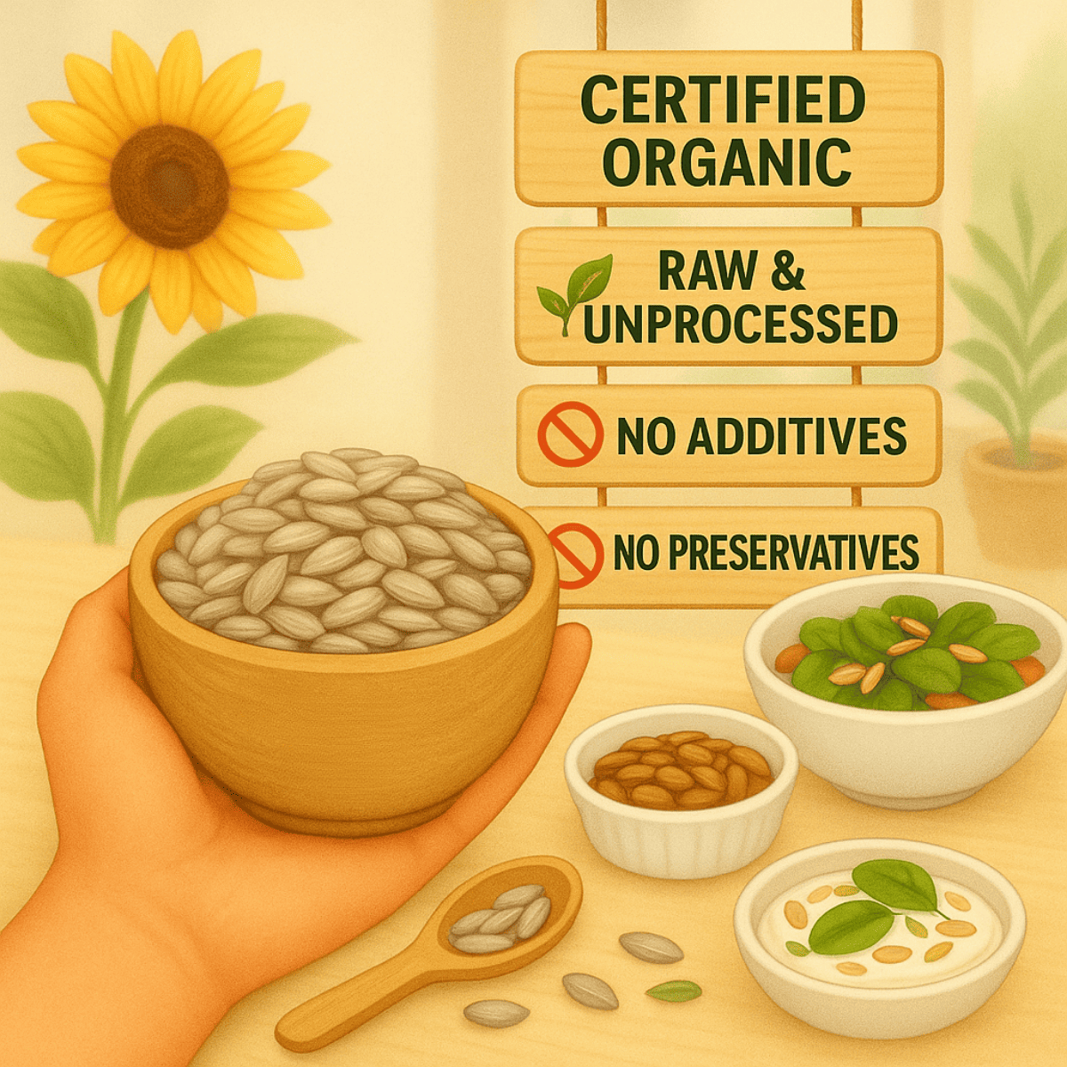 Organic Sunflower seeds