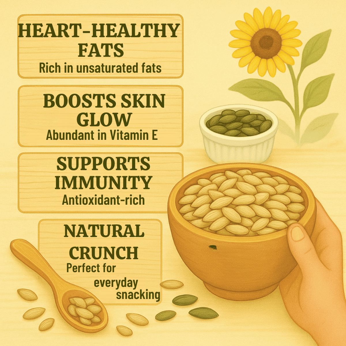 Organic Sunflower seeds