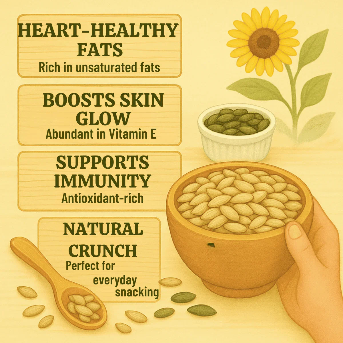 Organic Sunflower seeds