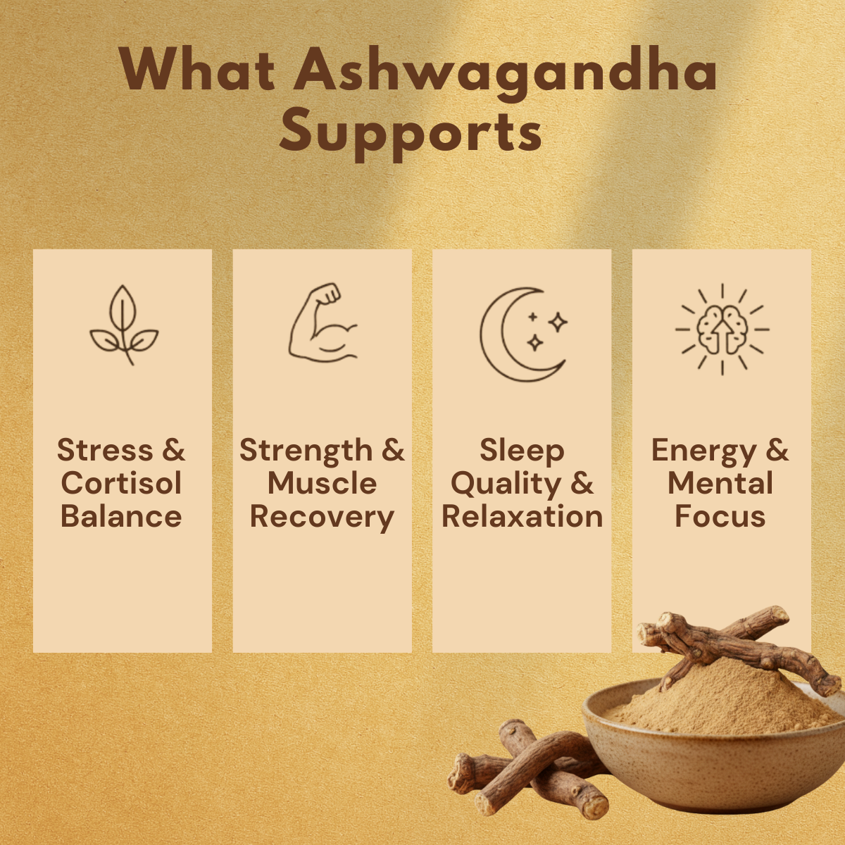 Certified Organic Ashwagandha Root Powder (200g)
