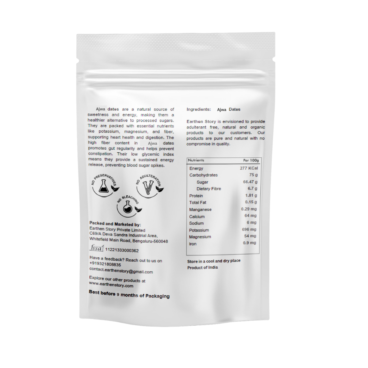 Earthen Story Jumbo Ajwa Dates