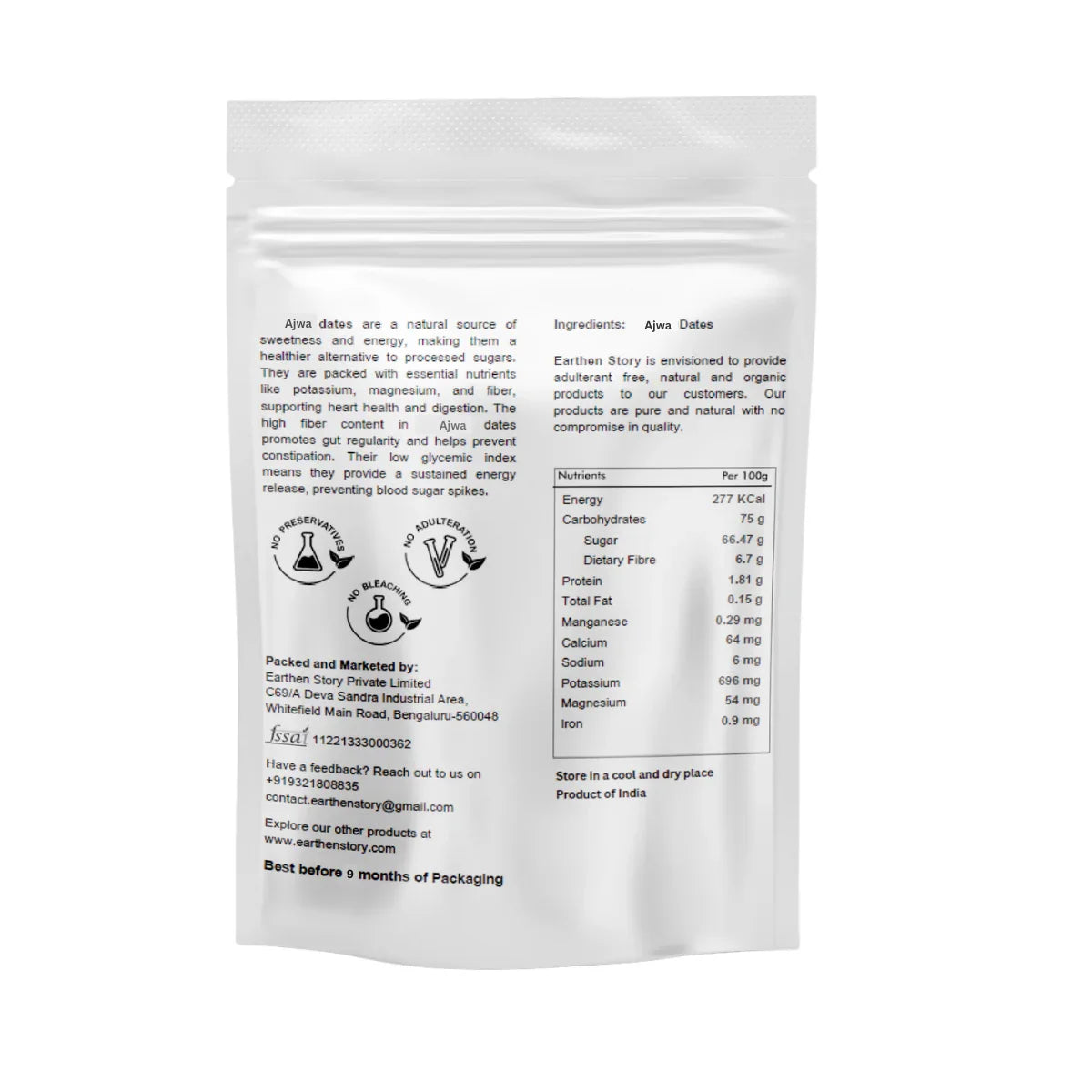 Earthen Story Jumbo Ajwa Dates