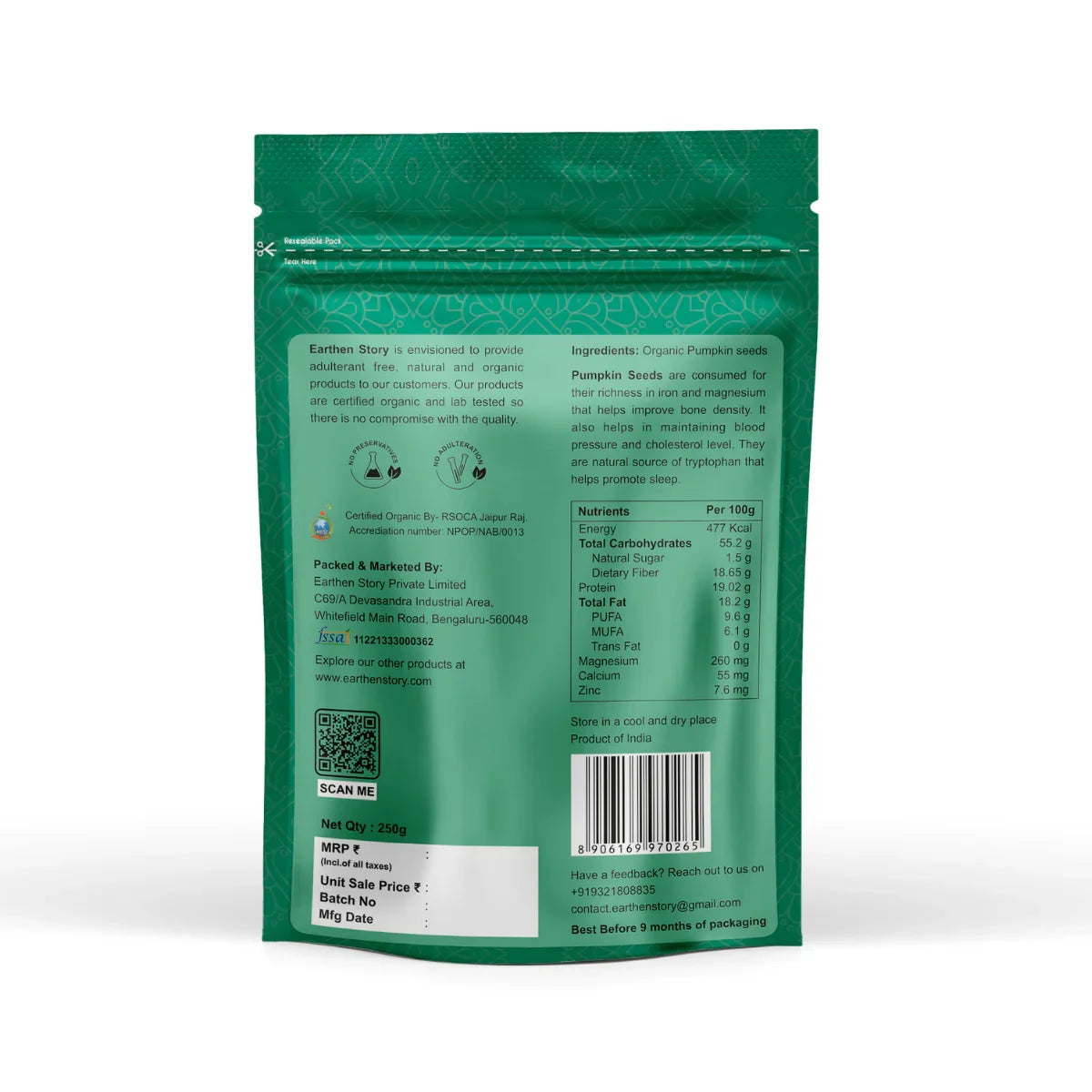 Organic Pumpkin seeds