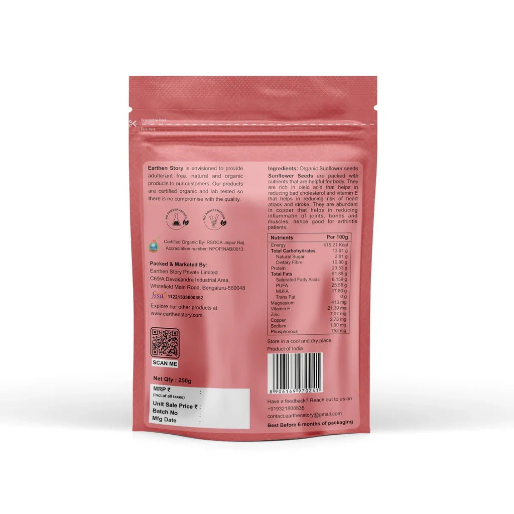 Organic Sunflower seeds