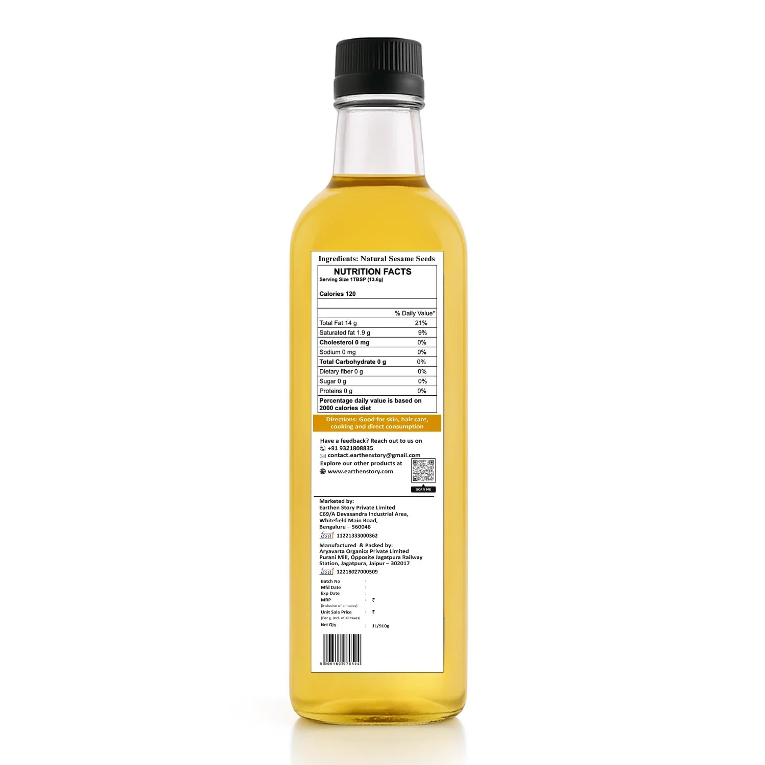 Natural Sesame Oil