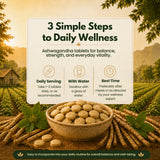 Earthen Story Organic Ashwagandha Tablets 120 Tablets - pack details