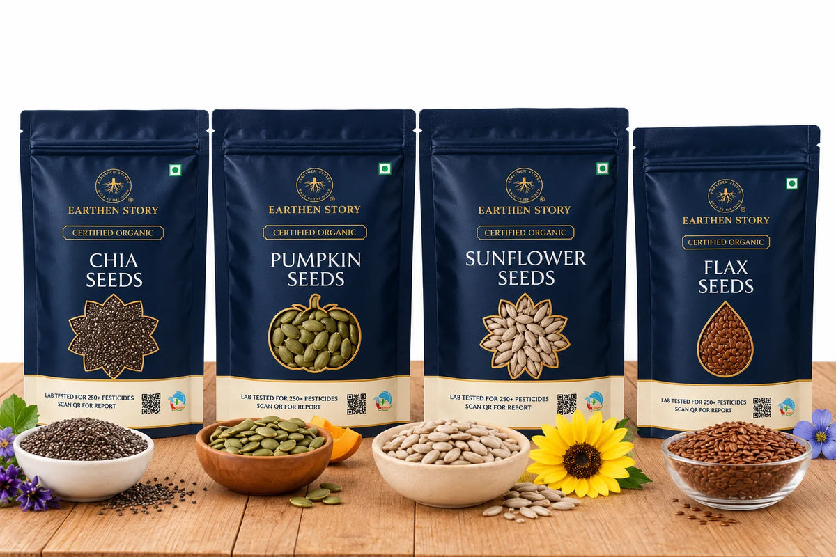 Earthen Story Daily Seeds Mix Bundle - front of pack