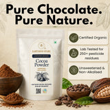 Earthen Story Organic Cocoa Powder 200 g - certifications and lab testing