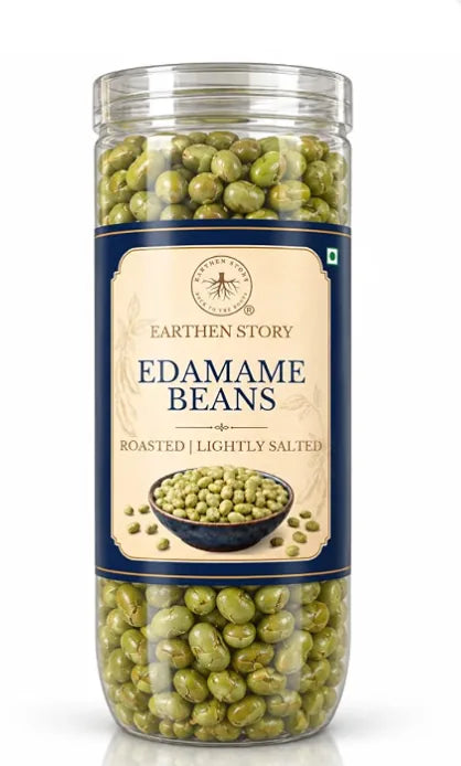 Earthen Story Roasted & Salted Edamame Seeds 400 g - front of pack