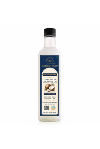 Earthen Story Extra Virgin Coconut Oil - front of pack