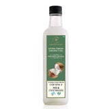 Earthen Story Extra Virgin Coconut Oil bottle - certified organic, cold pressed, extracted from coconut milk