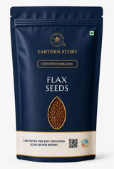 Earthen Story Organic Flax Seeds - front of pack