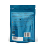 Earthen Story organic flax seeds doypack back showing ingredients, nutrition facts, and product information