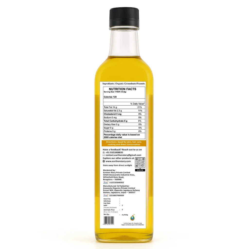 Organic Groundnut Oil