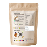 Earthen Story Hemp Hearts 150g back label with nutrition and product details