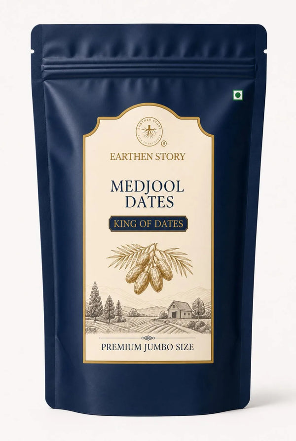 Earthen Story Medjool Dates - front of pack