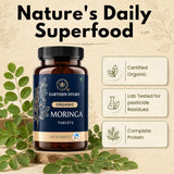 Earthen Story Organic Moringa Tablets 120 Tablets - certifications and lab testing