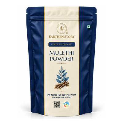 Earthen Story Mulethi Powder - front of pack