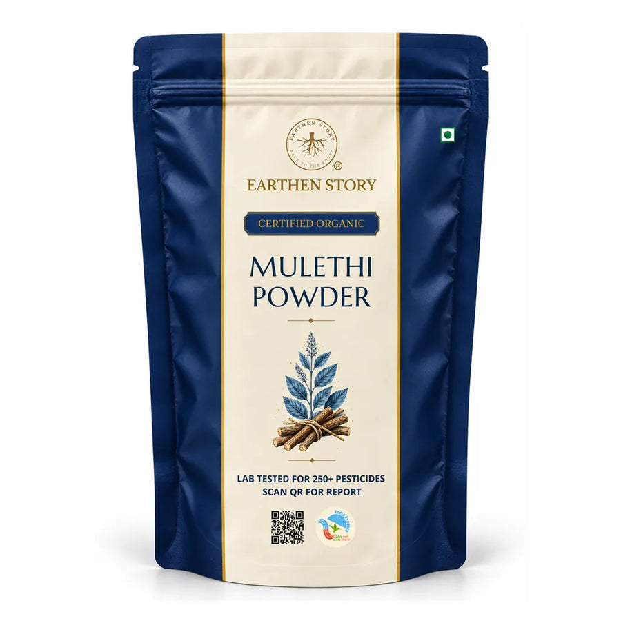 Earthen Story Mulethi Powder - front of pack