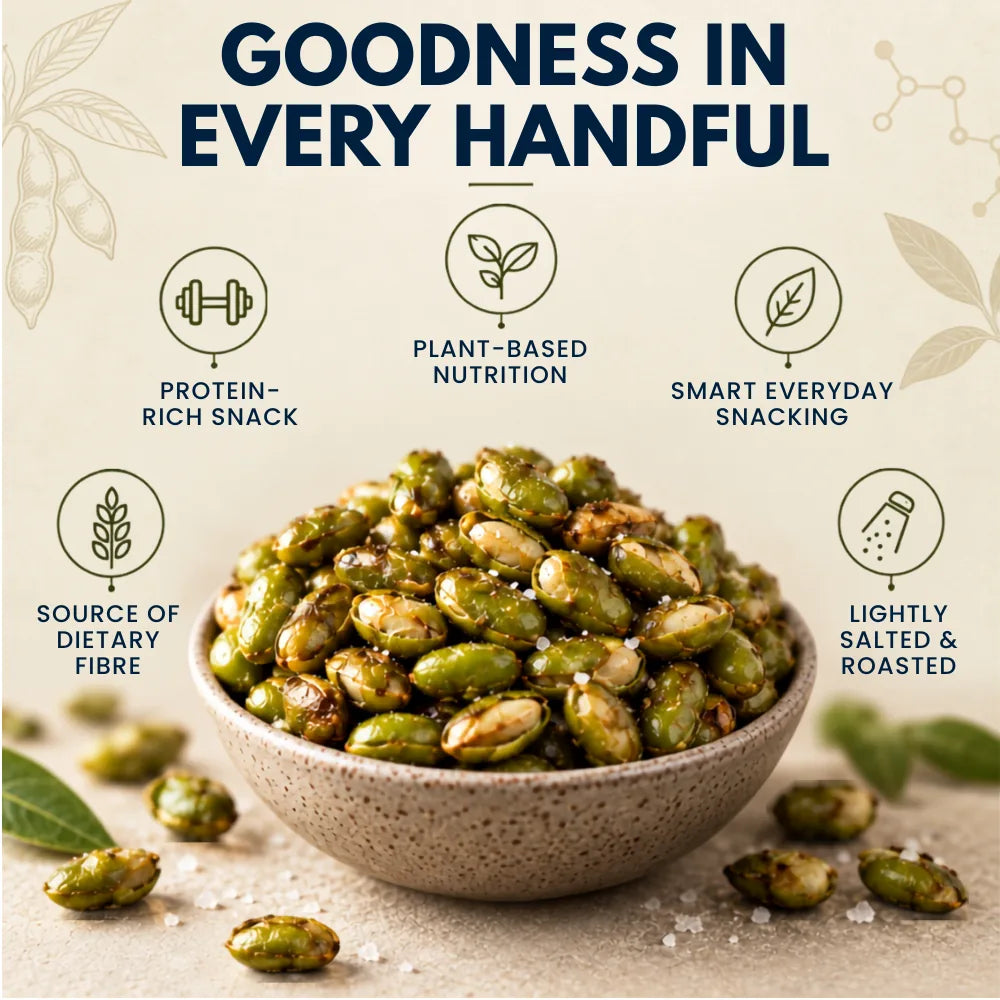 Earthen Story Roasted & Salted Edamame Seeds - certifications and lab testing