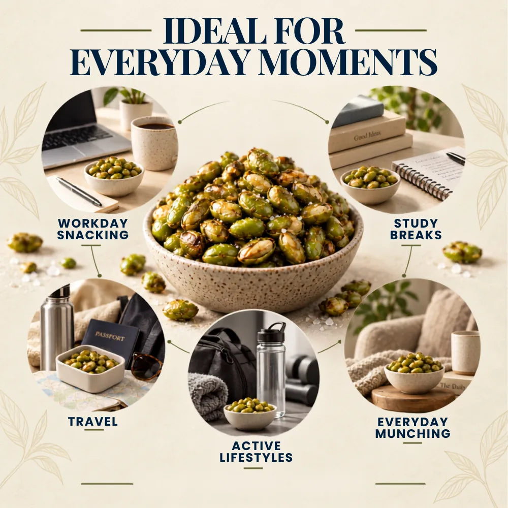 Earthen Story Roasted & Salted Edamame Seeds - how to use