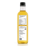 Earthen Story Cold Pressed Sesame Oil bottle back label showing nutrition facts, ingredients, and product information