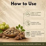 Earthen Story Organic Triphala Tablets 120 Tablets - pack details